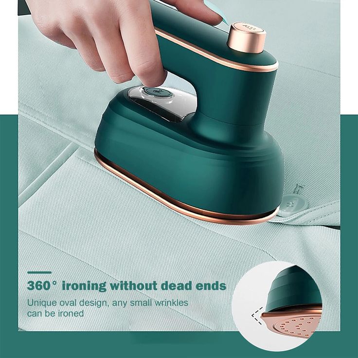 Mini Portable Steam Iron for Clothes | Compact Travel Ironing Device | Quick Use Dry & Steam Function | Lightweight Clothes Refreshing Tool for Home, Office & Travel