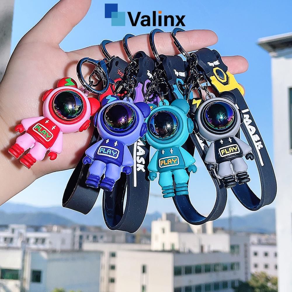 Cute Cartoon 3D Silicone High -Quality PVC Material Keychain, Suitable for Boys and Girls - Pack of 1.