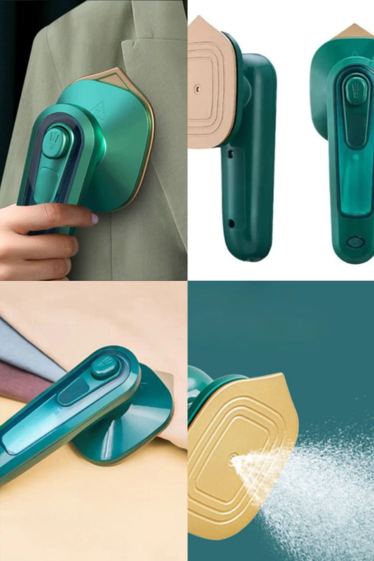 Mini Portable Steam Iron for Clothes | Compact Travel Ironing Device | Quick Use Dry & Steam Function | Lightweight Clothes Refreshing Tool for Home, Office & Travel