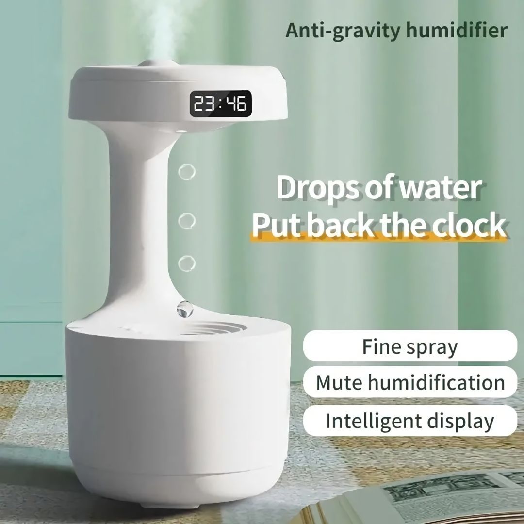 Anti-Gravity Aroma Diffuser & Humidifier - 800ml Water Tank, USB Powered, Creates a Calming Atmosphere for Home & Office