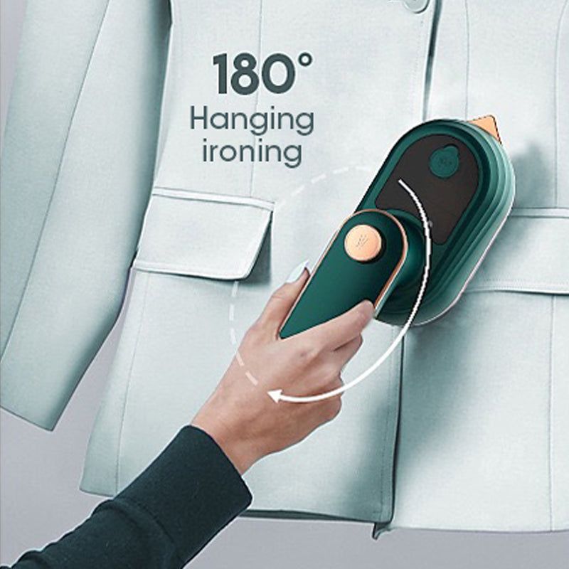 Mini Portable Steam Iron for Clothes | Compact Travel Ironing Device | Quick Use Dry & Steam Function | Lightweight Clothes Refreshing Tool for Home, Office & Travel